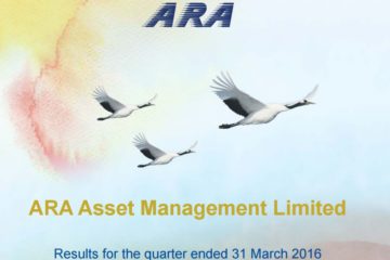 Cover 360x240 - ARA posts 1Q16 net profit of S$19.4 million