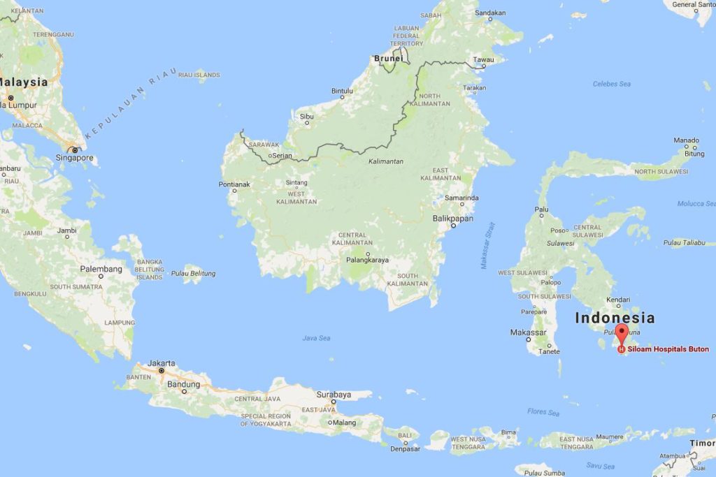Siloam Hospital Buton Indonesia Map 1024x683 - First REIT acquisition of Hospital & Mall in Buton for S$28.5 million.