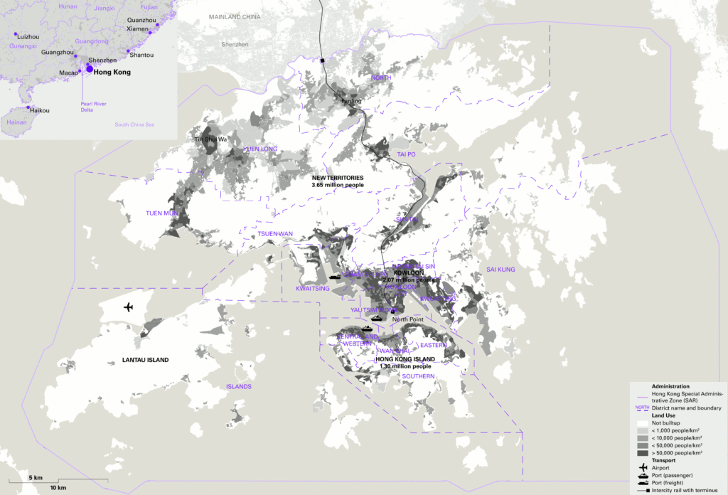 2011 chw 3070 high density areas in hong kong1 1024x696 - MTR Corp's First Competitive Advantage